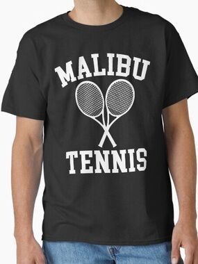 Malibu Tennis Short Sleeve T-Shirt - Black